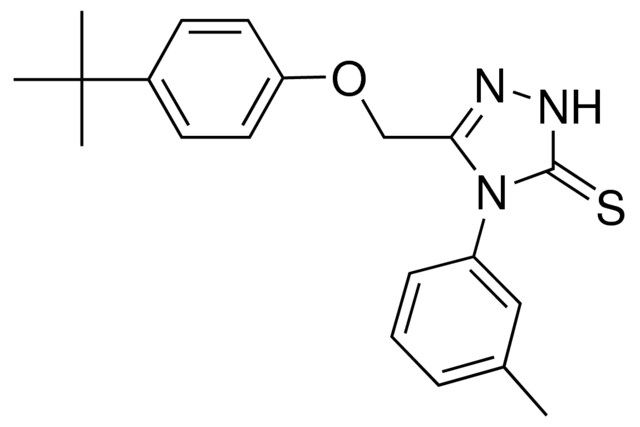 5-[(4-TERT-BUTYLPHENOXY)METHYL]-4-(3-METHYLPHENYL)-2,4-DIHYDRO-3H-1,2,4-TRIAZOLE-3-THIONE