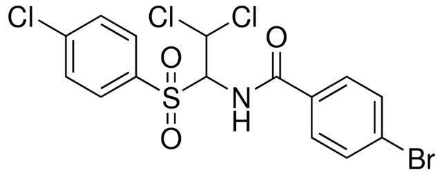 4-BROMO-N-(2,2-DICHLORO-1-(4-CHLORO-BENZENESULFONYL)-ETHYL)-BENZAMIDE