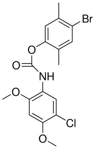 4-BROMO-2,5-DIMETHYLPHENYL N-(5-CHLORO-2,4-DIMETHOXYPHENYL)CARBAMATE