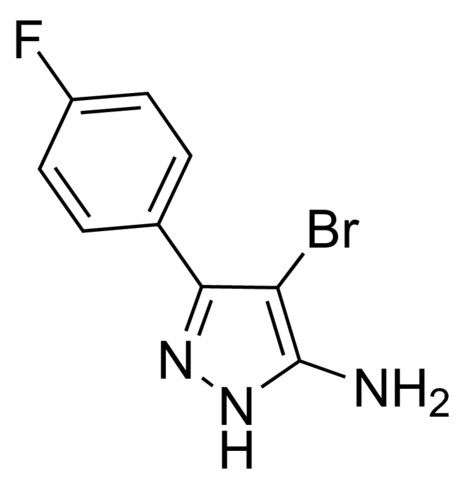 4-Bromo-3-(4-fluorophenyl)-1<i>H</i>-pyrazol-5-amine