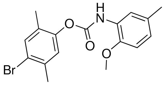 4-BROMO-2,5-DIMETHYLPHENYL N-(2-METHOXY-5-METHYLPHENYL)CARBAMATE