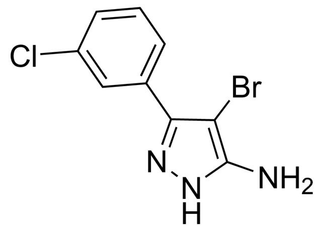 4-Bromo-3-(3-chlorophenyl)-1<i>H</i>-pyrazol-5-amine