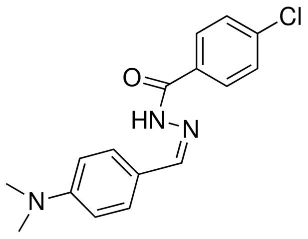 4-CHLOROBENZOIC (4-(DIMETHYLAMINO)BENZYLIDENE)HYDRAZIDE