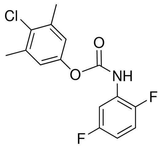 4-CHLORO-3,5-DIMETHYLPHENYL N-(2,5-DIFLUOROPHENYL)CARBAMATE