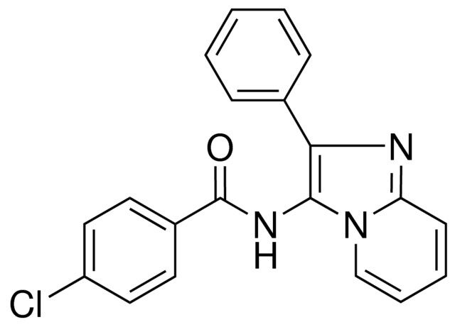 4-CHLORO-N-(2-PHENYLIMIDAZO(1,2-A)PYRIDIN-3-YL)BENZAMIDE