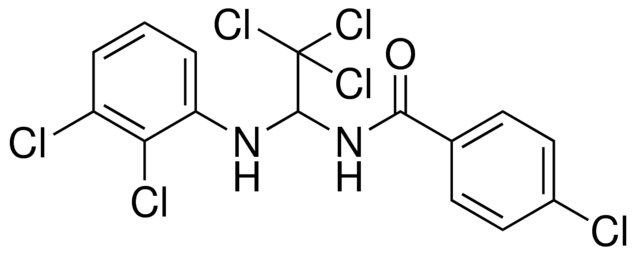 4-CHLORO-N-(2,2,2-TRICHLORO-1-(2,3-DICHLORO-PHENYLAMINO)-ETHYL)-BENZAMIDE