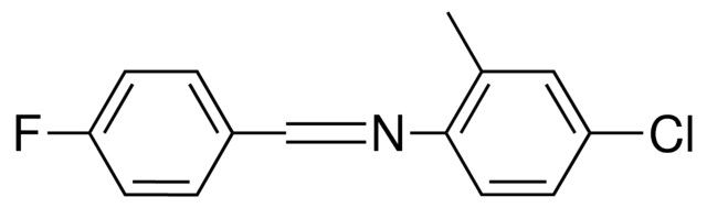 4-CHLORO-N-(4-FLUOROBENZYLIDENE)-ORTHO-TOLUIDINE