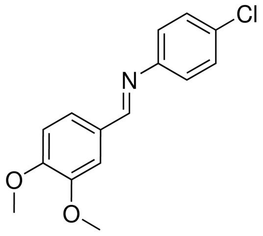 4-CHLORO-N-(3,4-DIMETHOXYBENZYLIDENE)ANILINE