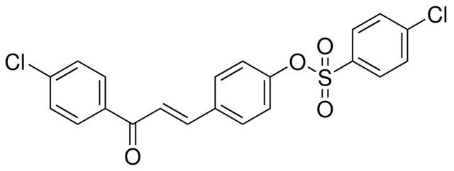 4-CL-BENZENESULFONIC ACID 4-(3-(4-CHLORO-PHENYL)-3-OXO-PROPENYL)-PHENYL ESTER