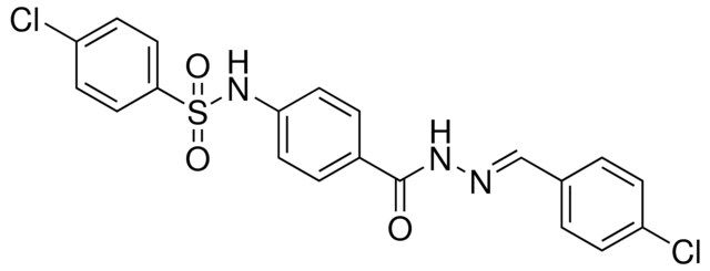 4-CL-N-(4-((2-(4-CHLOROBENZYLIDENE)HYDRAZINO)CARBONYL)PHENYL)BENZENESULFONAMIDE