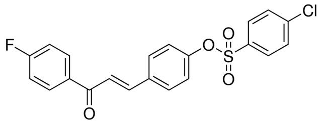 4-CL-BENZENESULFONIC ACID 4-(3-(4-FLUORO-PHENYL)-3-OXO-PROPENYL)-PHENYL ESTER