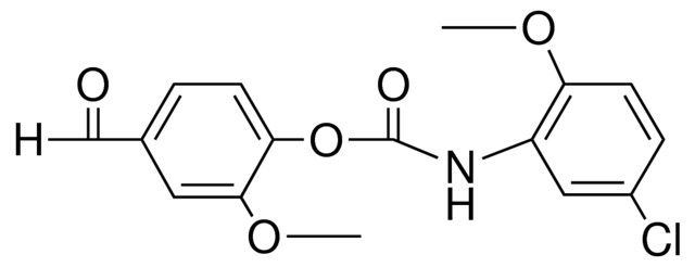 4-FORMYL-2-METHOXYPHENYL N-(5-CHLORO-2-METHOXYPHENYL)CARBAMATE