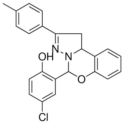 4-CL-2-(2-P-TOLYL-1,9B-2H-5-OXA-3,3A-DIAZA-CYCLOPENTA(A)NAPHTHALEN-4-YL)-PHENOL