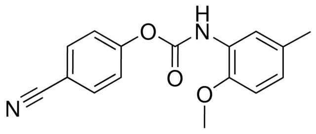 4-CYANOPHENYL N-(2-METHOXY-5-METHYLPHENYL)CARBAMATE