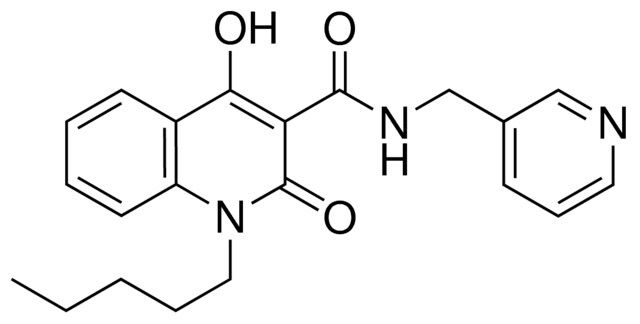 4-HO-2-OXO-1-PENTYL-1,2-2H-QUINOLINE-3-CARBOXYLIC ACID (PYRIDIN-3-YLMETHYL)AMIDE