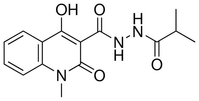 4-HO-1-ME-2-OXO-1,2-DIHYDRO-QUINOLINE-3-CARBOXYLIC ACID N'-ISOBUTYRYL-HYDRAZIDE