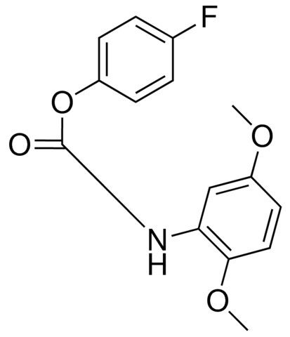 4-FLUOROPHENYL N-(2,5-DIMETHOXYPHENYL)CARBAMATE