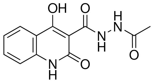 4-HYDROXY-2-OXO-1,2-DIHYDRO-QUINOLINE-3-CARBOXYLIC ACID N'-ACETYL-HYDRAZIDE