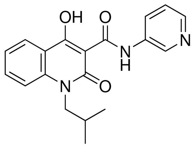 4-HYDROXY-1-ISOBUTYL-2-OXO-N-(3-PYRIDINYL)-1,2-DIHYDRO-3-QUINOLINECARBOXAMIDE