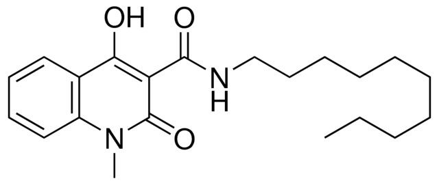 4-HYDROXY-1-METHYL-2-OXO-1,2-DIHYDRO-QUINOLINE-3-CARBOXYLIC ACID DECYLAMIDE