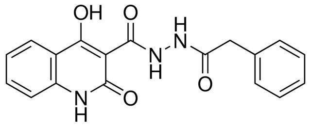 4-HO-2-OXO-1,2-DIHYDRO-QUINOLINE-3-CARBOXYLIC ACID N'-PHENYLACETYL-HYDRAZIDE