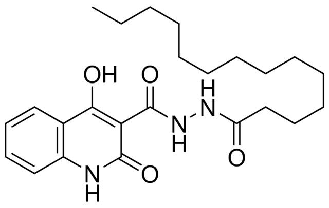 4-HO-2-OXO-1,2-DIHYDRO-QUINOLINE-3-CARBOXYLIC ACID N'-TETRADECANOYL-HYDRAZIDE