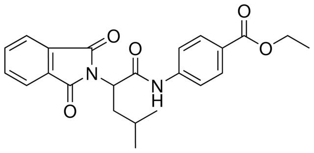 4-(2-(1,3-DIOXO-1,3-2H-ISOINDOL-2-YL)-4-ME-PENTANOYLAMINO)-BENZOIC ACID ET ESTER