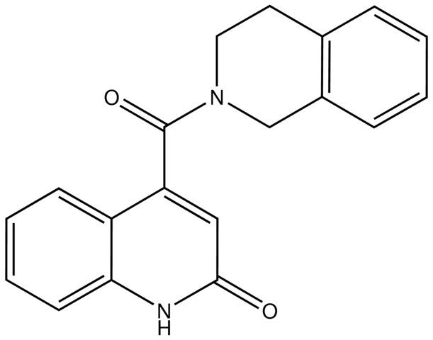 4-(1,2,3,4-Tetrahydroisoquinoline-2-carbonyl)quinolin-2(1<i>H</i>)-one