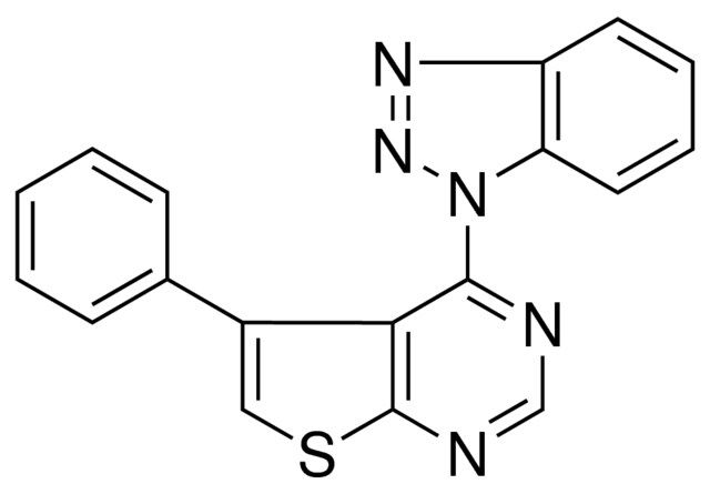 4-(1H-1,2,3-BENZOTRIAZOL-1-YL)-5-PHENYLTHIENO(2,3-D)PYRIMIDINE