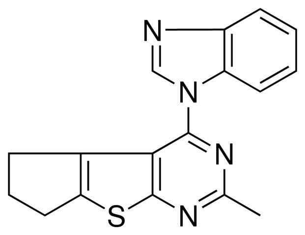 4-(1H-BENZIMIDAZOL-1-YL)-2-METHYL-6,7-DIHYDRO-5H-CYCLOPENTA[4,5]THIENO[2,3-D]PYRIMIDINE