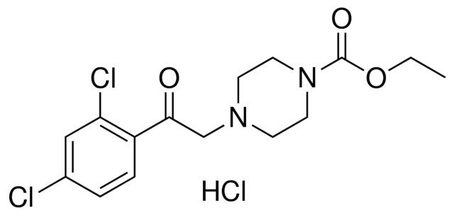 4-(2-(2,4-DICHLORO-PH)-2-OXO-ETHYL)-PIPERAZINE-1-CARBOXYLIC ACID ET ESTER, HCL