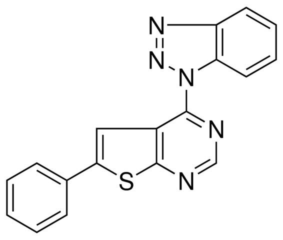 4-(1H-1,2,3-BENZOTRIAZOL-1-YL)-6-PHENYLTHIENO(2,3-D)PYRIMIDINE