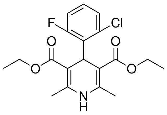 4-(2-CL-6-F-PH)-2,6-DIMETHYL-1,4-2H-PYRIDINE-3,5-DICARBOXYLIC ACID DIETHYL ESTER