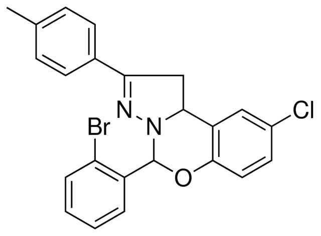 4-(2-BR-PH)-8-CL-2-P-TOLYL-1,9B-2H-5-OXA-3,3A-DIAZA-CYCLOPENTA(A)NAPHTHALENE