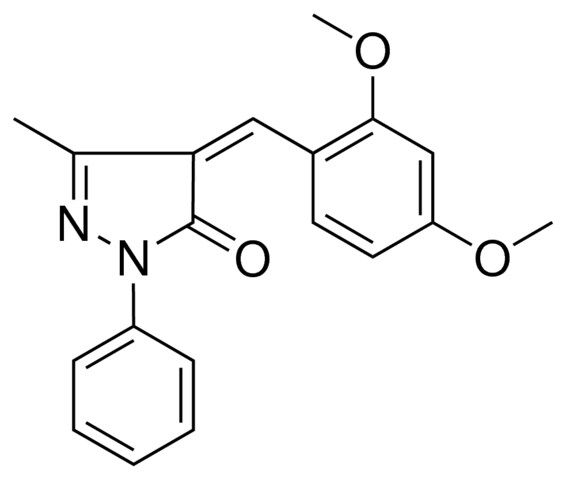 4-(2,4-DIMETHOXY-BENZYLIDENE)-5-METHYL-2-PHENYL-2,4-DIHYDRO-PYRAZOL-3-ONE