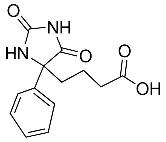 4-(2,5-dioxo-4-phenyl-4-imidazolidinyl)butanoic acid