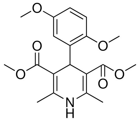 4-(2,5-DIMETHOXY-PH)-2,6-DI-ME-1,4-2H-PYRIDINE-3,5-DICARBOXYLIC ACID DI-ME ESTER