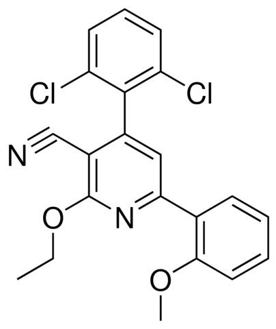 4-(2,6-DICHLOROPHENYL)-2-ETHOXY-6-(2-METHOXYPHENYL)NICOTINONITRILE