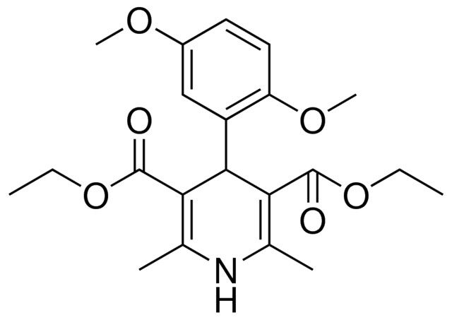 4-(2,5-DIMETHOXY-PH)-2,6-DI-ME-1,4-2H-PYRIDINE-3,5-DICARBOXYLIC ACID DI-ET ESTER