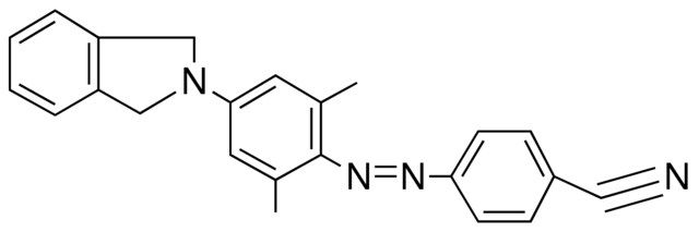 4-(2,6-DIMETHYL-4-(2-ISOINDOLINYL)PHENYLAZO)BENZONITRILE