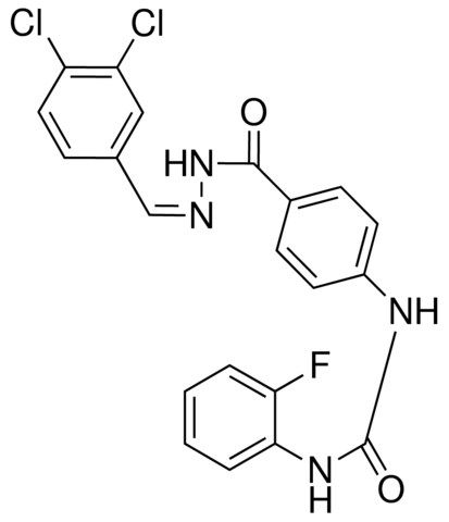 4-(3-(2-FLUOROPHENYL)UREIDO)BENZOIC (3,4-DICHLOROBENZYLIDENE)HYDRAZIDE