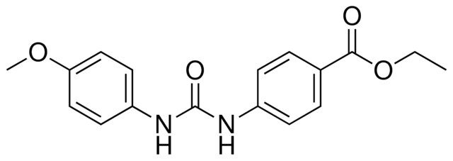 4-(3-(4-METHOXY-PHENYL)-UREIDO)-BENZOIC ACID ETHYL ESTER