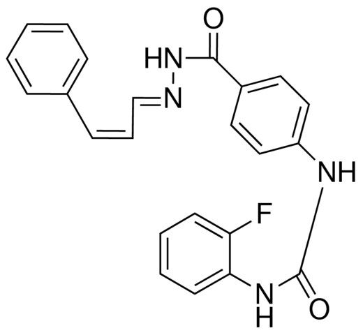 4-(3-(2-FLUOROPHENYL)UREIDO)BENZOIC (3-PHENYLALLYLIDENE)HYDRAZIDE