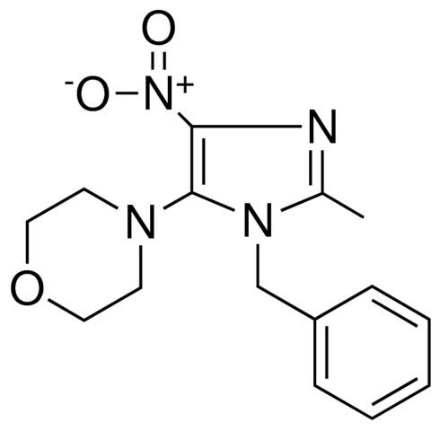 4-(3-BENZYL-2-METHYL-5-NITRO-3H-IMIDAZOL-4-YL)-MORPHOLINE