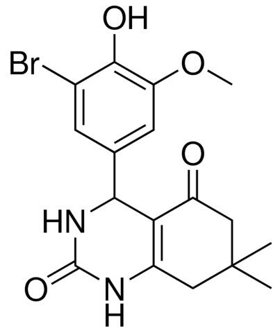 4-(3-BR-4-HO-5-MEO-PH)-7,7-DI-ME-4,6,7,8-TETRAHYDRO-2,5(1H,3H)-QUINAZOLINEDIONE