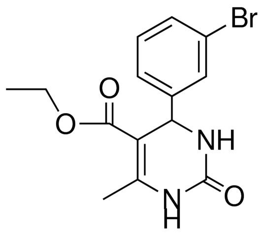 4-(3-BR-PH)-6-ME-2-OXO-1,2,3,4-4H-PYRIMIDINE-5-CARBOXYLIC ACID ETHYL ESTER