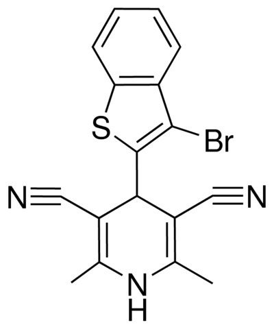 4-(3-BROMO-1-BENZOTHIEN-2-YL)-2,6-DIMETHYL-1,4-DIHYDRO-3,5-PYRIDINEDICARBONITRILE