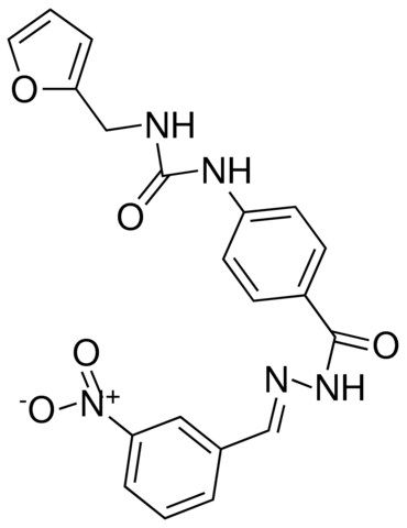 4-(3-FURFURYLUREIDO)BENZOIC (3-NITROBENZYLIDENE)HYDRAZIDE