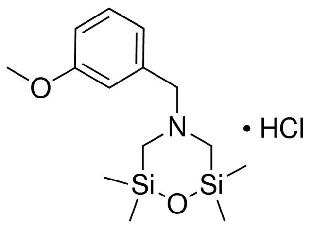 4-(3-METHOXYBENZYL)-2,2,6,6-TETRAMETHYL-1-OXA-4-AZA-2,6-DISILACYCLOHEXANE HCL