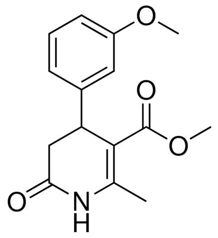 4-(3-MEO-PH)-2-ME-6-OXO-1,4,5,6-4H-PYRIDINE-3-CARBOXYLIC ACID METHYL ESTER